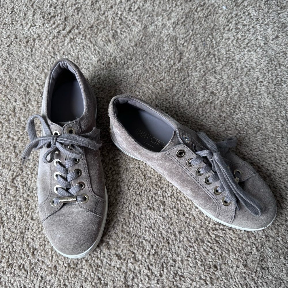 Jimmy Choo Beige Sneakers